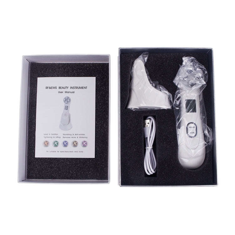 Radio Mesotherapy Electroporation Face Beauty Pen Radio Frequency LED Photon Face Skin Rejuvenati...