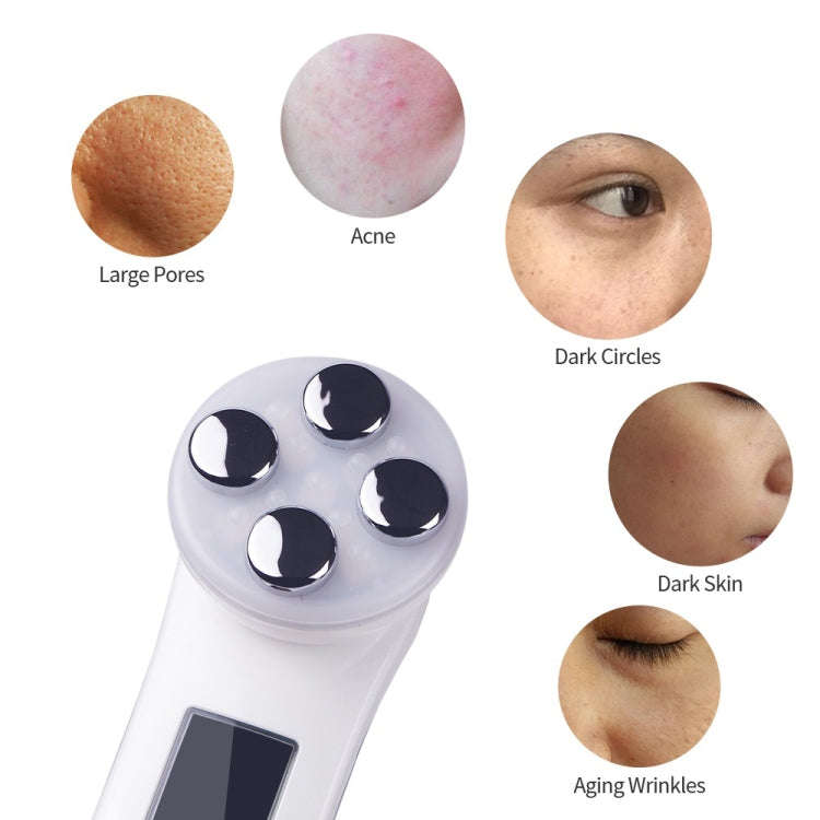 Radio Mesotherapy Electroporation Face Beauty Pen Radio Frequency LED Photon Face Skin Rejuvenati...