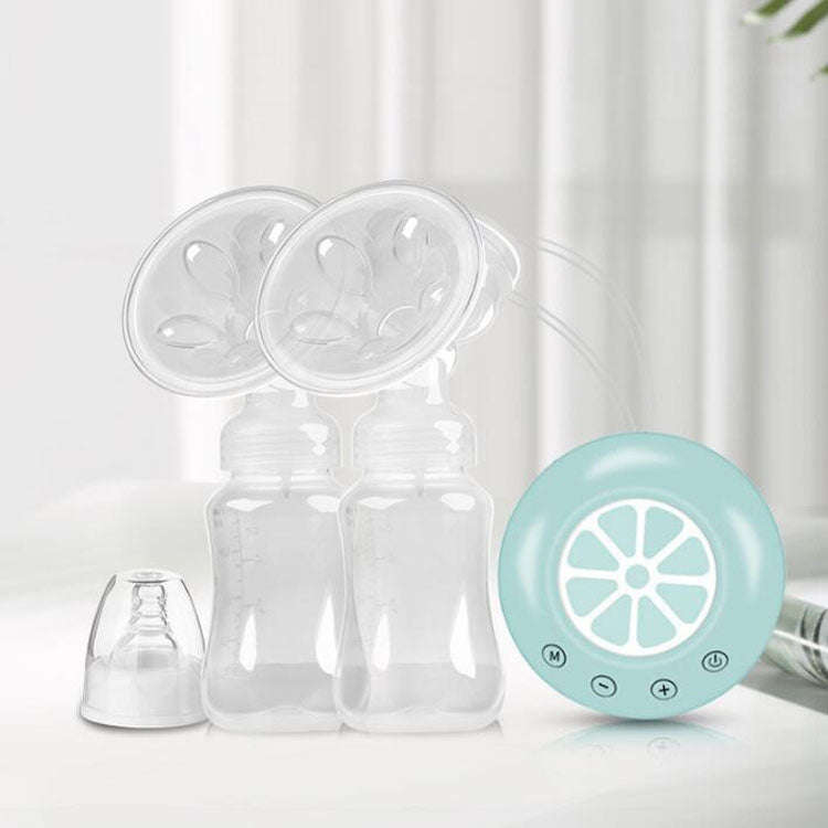 Large Suction Smart Electric Bilateral Breast Pump 12-Speed Silent Breast Pump(White)