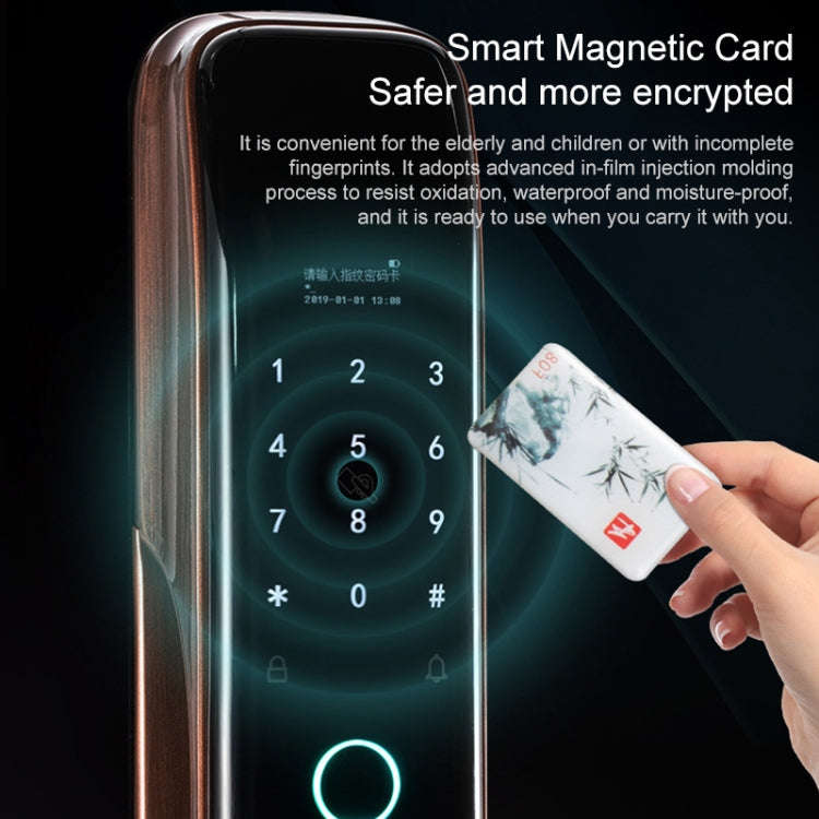 Smart Wifi Anti-Theft Fingerprint Password Lock Mobile Phone Remote Control Electronic Door Lock ...