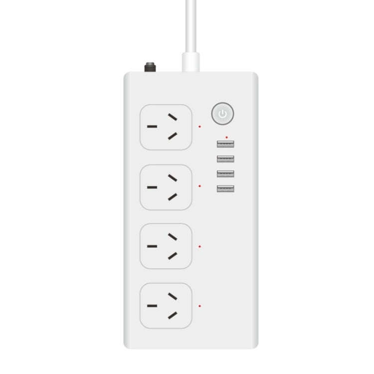 Home Office Wifi Mobile Phone Remote Control Timer Switch Voice Control Power Strip, Line length:...