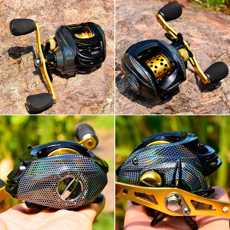 PROBEROS Metal Drop Wheel 18+1 Axis Lure Fish Wheel, Style: DW132SR Right Hand