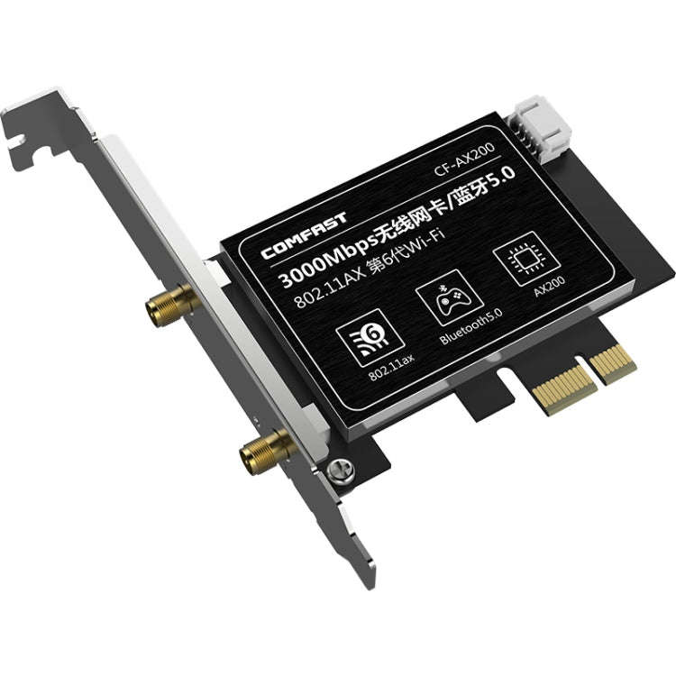 COMFAST Gaming Game 3000Mbps Gigabit Dual-Frequency Wireless Desktop Computer PCIE Wireless Netwo...