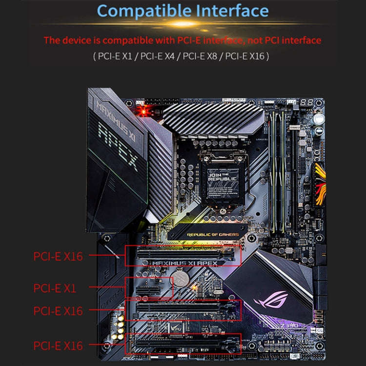 COMFAST Gaming Game 3000Mbps Gigabit Dual-Frequency Wireless Desktop Computer PCIE Wireless Netwo...