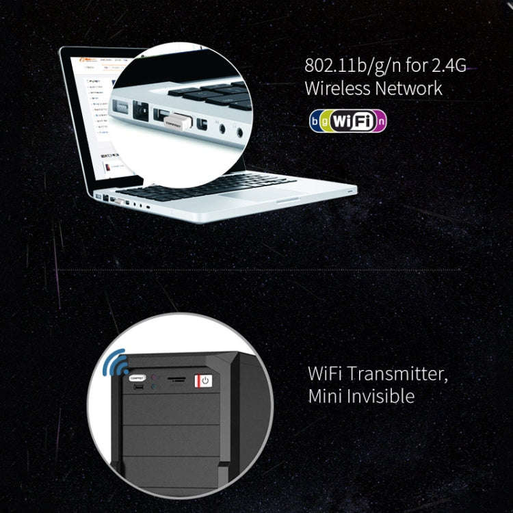 COMFAS CF-WU810N 150Mbps Desktop Notebook USB Wireless Network Card