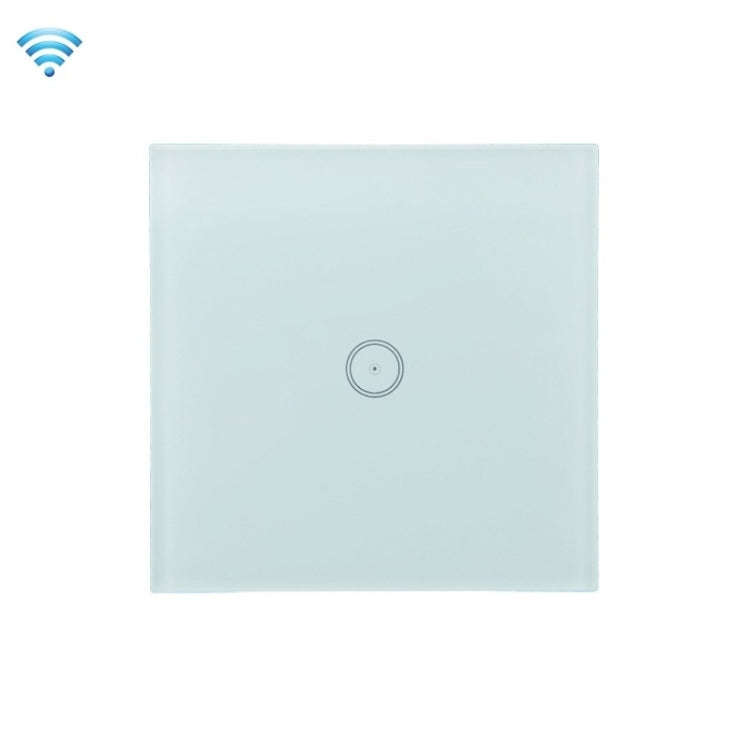 Wifi Wall Touch Panel Switch Voice Control Mobile Phone Remote Control, Model: White 1 Gang (Zero...