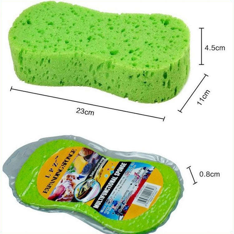 10 PCS Honeycomb Car Wash Sponge Large Vacuum Compression Sponge Car Beauty Waxing Tool(Random Co...