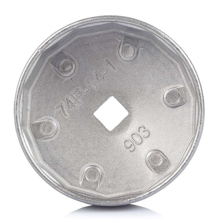 903 74mm 14 Flute Aluminum Oil Filter Wrench Socket Remover Tool for BMW AUDI Benz