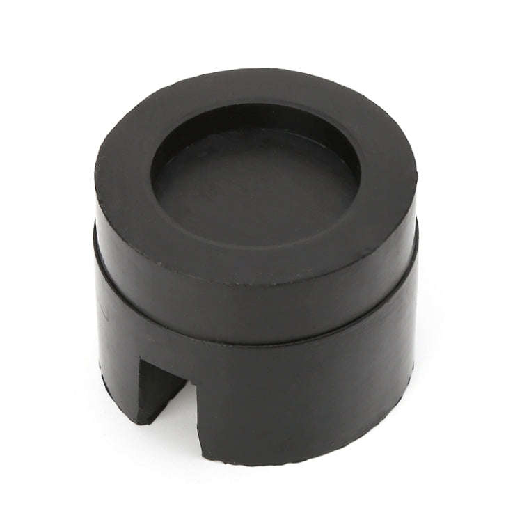 Floor Slotted Car Rubber Jack Pad Frame Protector Adapter Jacking Disk Pad Tool(Black)