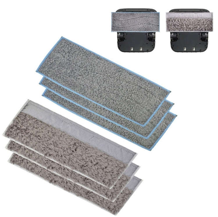 Sweeper Accessories Mop Wet & Dry Type for iRobot Braava / Jet / M6, Specification:6-piece Set (3...