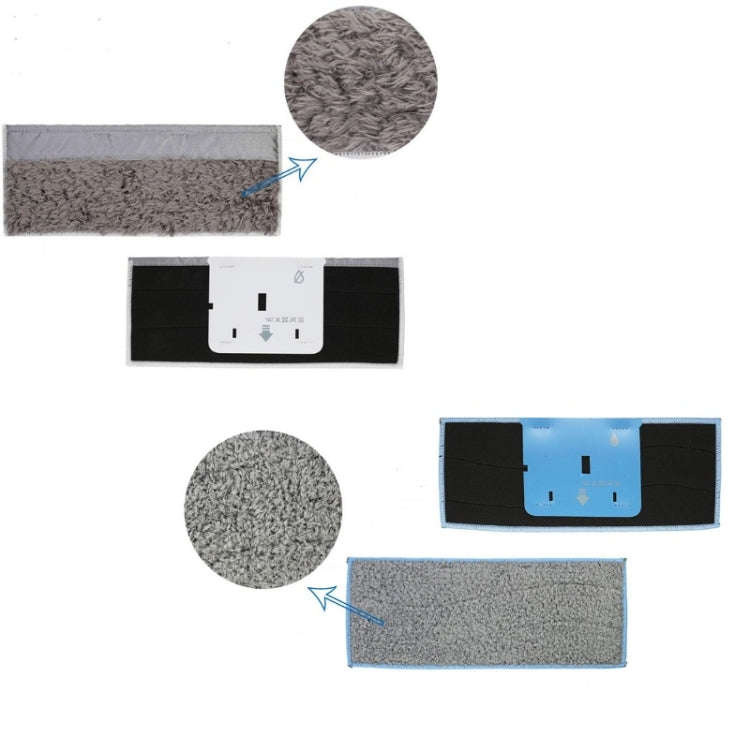 Sweeper Accessories Mop Wet & Dry Type for iRobot Braava / Jet / M6, Specification:8-piece Set (4...