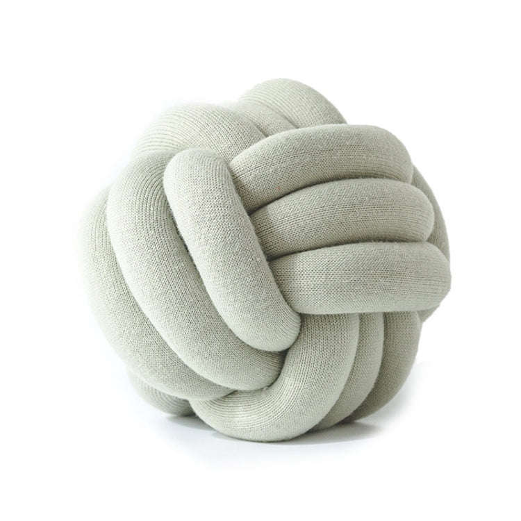 Hand-Made Knotted Ball Pillow, Size: Diameter: 25~30cm(Matcha)