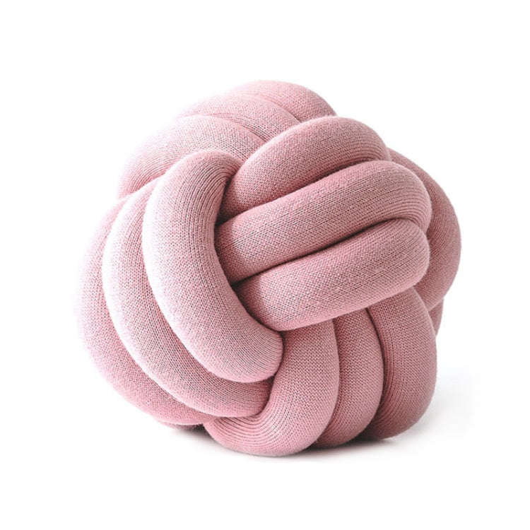Hand-Made Knotted Ball Pillow, Size: Diameter: 25~30cm(Fishy Red)