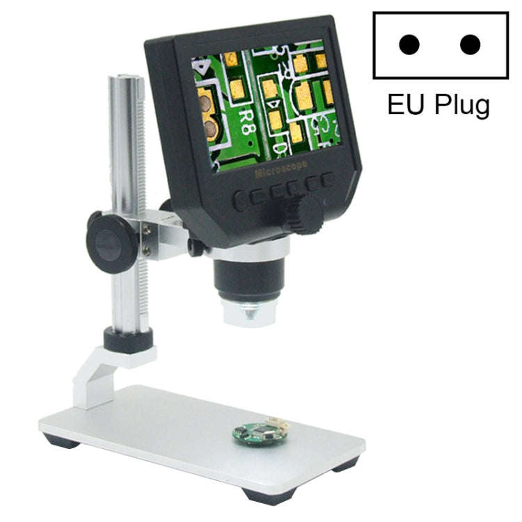 G600A HD Mobile Phone Repair Microscope 4.3 Inch Screen Digital Microscope Electron Microscope(EU...