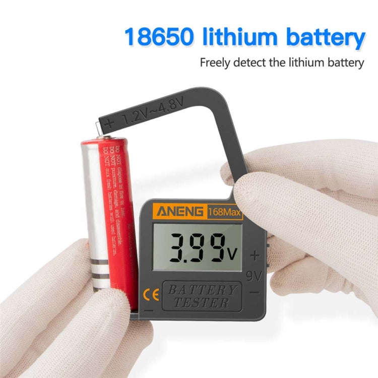 2 PCS ANENG 168MAX Portable Battery Tester High-Precision Battery Power Tester Battery Capacity T...