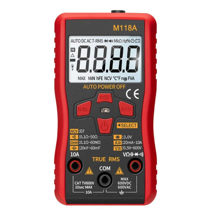 ANENG M118A High-Precision Automatic Range Multimeter Multi-Function Small Electrician Instrument...