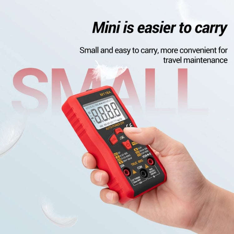 ANENG M118A High-Precision Automatic Range Multimeter Multi-Function Small Electrician Instrument...