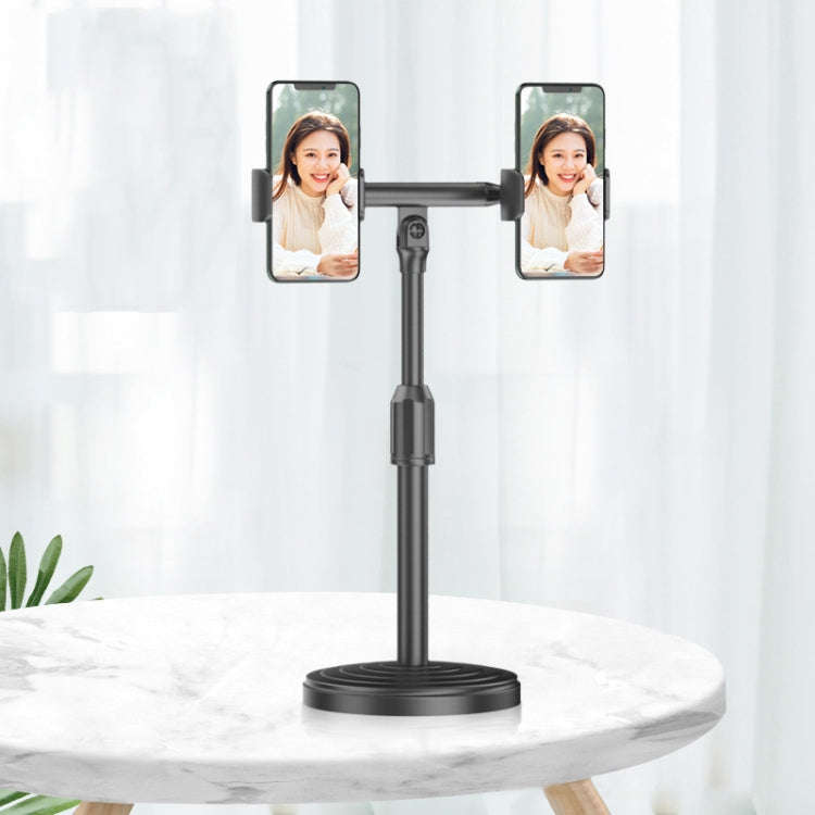 2 PCS Desktop Universal Retractable Multifunctional Mobile Phone Live Broadcast Stand, Specificat...