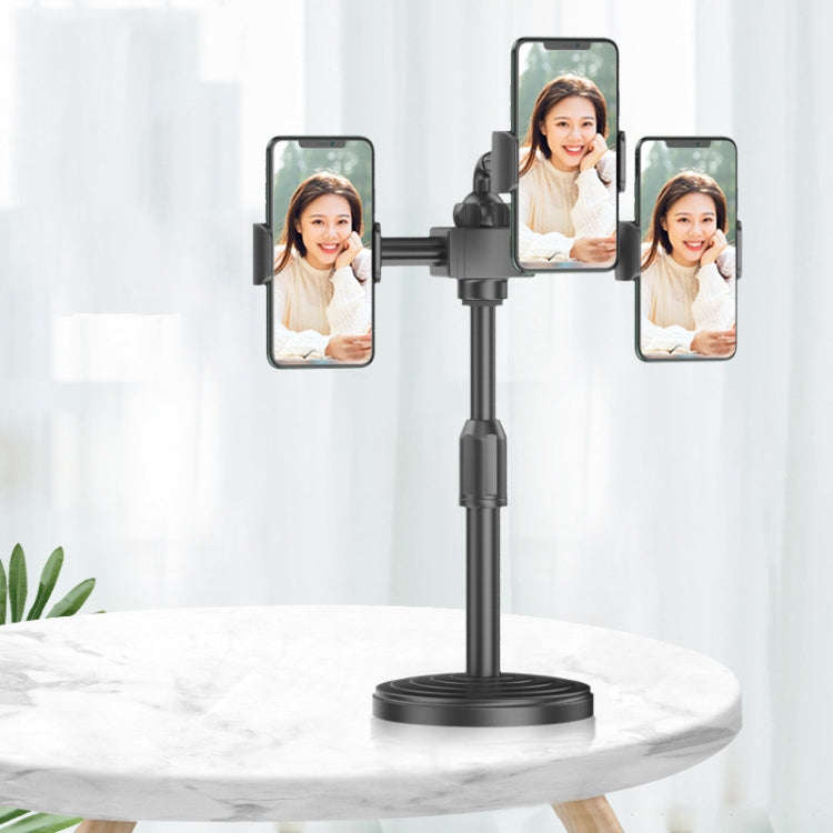 2 PCS Desktop Universal Retractable Multifunctional Mobile Phone Live Broadcast Stand, Specificat...