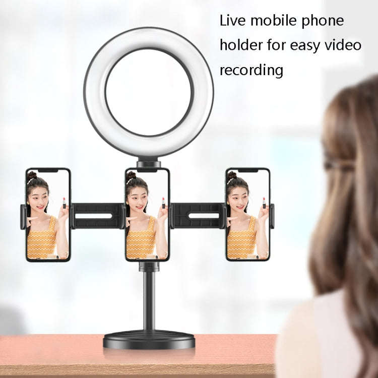 2 PCS Desktop Universal Retractable Multifunctional Mobile Phone Live Broadcast Stand, Specificat...