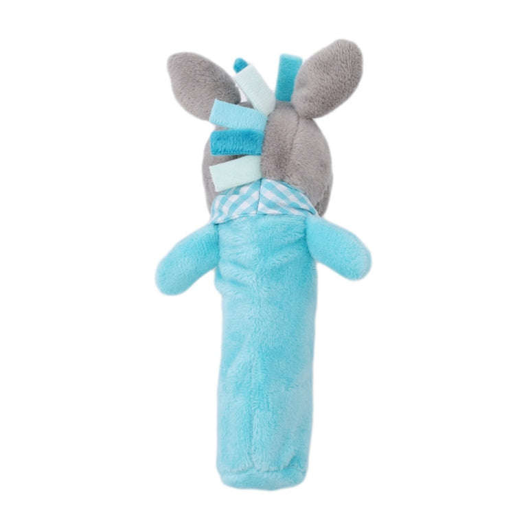 Cartoon Animal Hand Bell Rattle Interactive Toy Child Comfort Hand Grabbing Soft Plush Baby Toy(B...