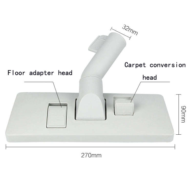 2 PCS Vacuum Cleaner Accessories Floor Brush Head for Philips FC5225 / 5226 / 5228 / 5822 / 8086