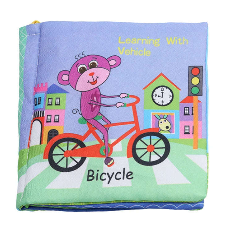 Baby Rattles Toy Soft Animal Cloth Book Newborn Stroller Hanging Toy Early Learning Education Bab...