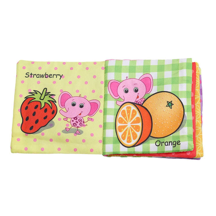 Baby Rattles Toy Soft Animal Cloth Book Newborn Stroller Hanging Toy Early Learning Education Bab...