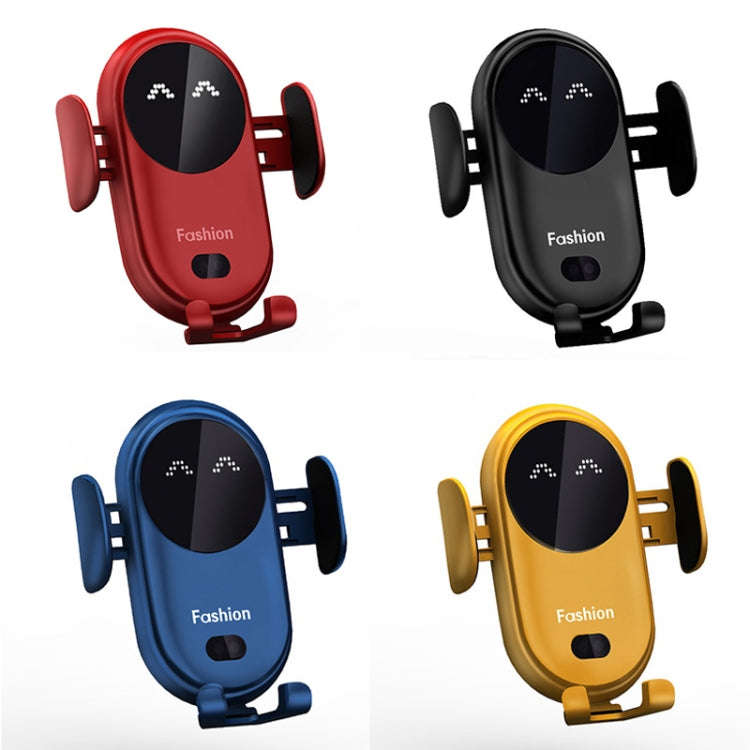 S11 Smart Infrared Sensor Car Wireless Charger, Colour: Black  (With Suction Cup Bracket)