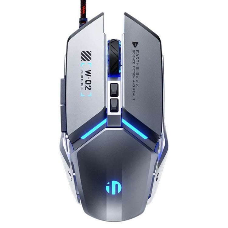 Inphic W-02 6 Keys Home Office Luminous Macro Programming USB Computer Mechanical Game Wired Mous...