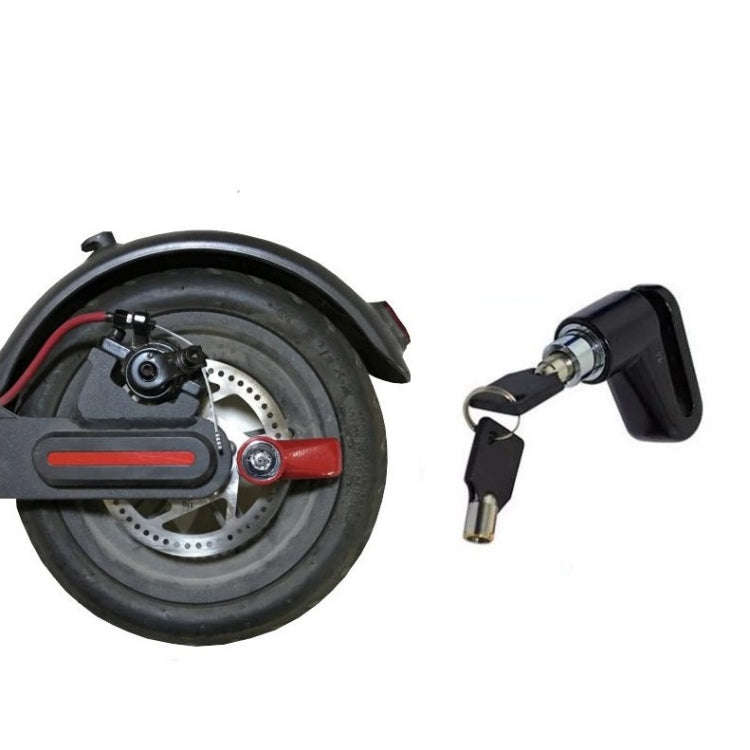 2 PCS Electric Scooter Disc Brake Lock Multi-Function Reinforced Anti-Theft Lock Accessory for Xi...