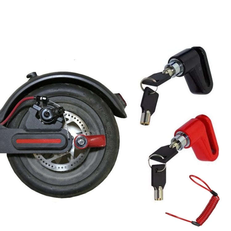 2 in 1 Electric Scooter Disc Brake Lock Multi-Function Reinforced Anti-Theft Lock Accessory for X...