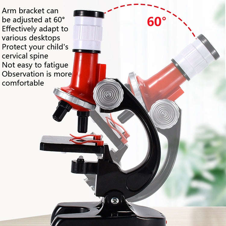 HD 1200 Times Microscope Toys Primary School Biological Science Experiment Equipment Children Edu...