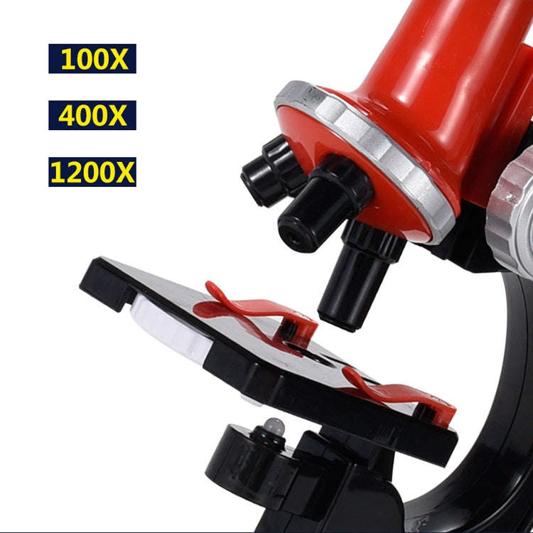HD 1200 Times Microscope Toys Primary School Biological Science Experiment Equipment Children Edu...