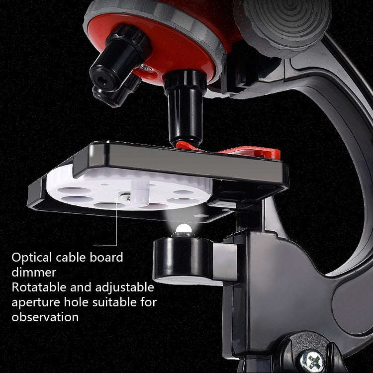 HD 1200 Times Microscope Toys Primary School Biological Science Experiment Equipment Children Edu...