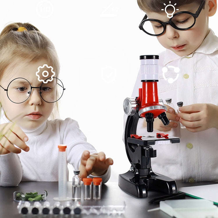 HD 1200 Times Microscope Toys Primary School Biological Science Experiment Equipment Children Edu...