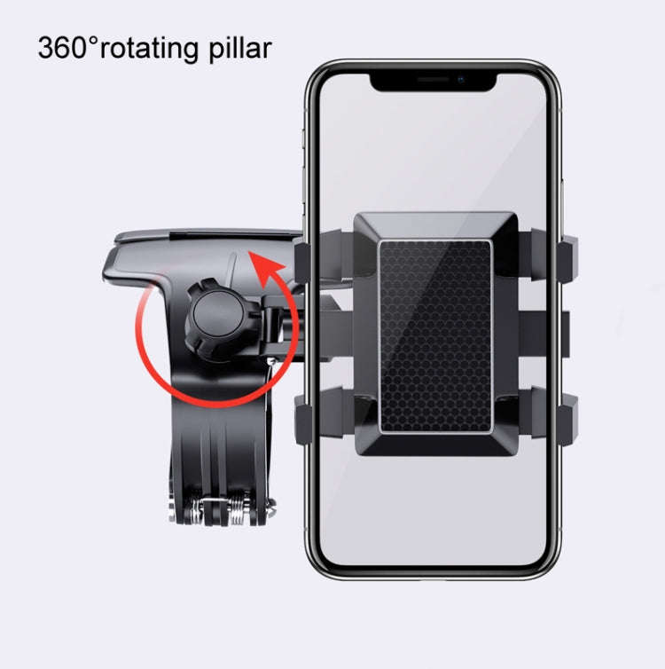 Car Mobile Phone Holder Car Dashboard Rearview Mirror Navigation Bracket With Stop Sign