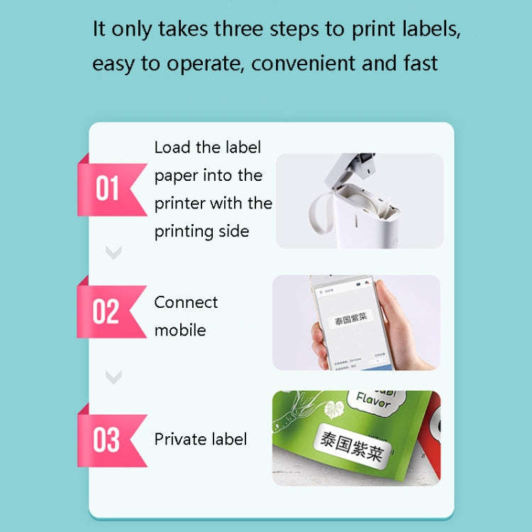 NIIMBOT D11 Thermal Label Printer Bluetooth Handheld Portable Sticker Mobile Phone Printer, Model...