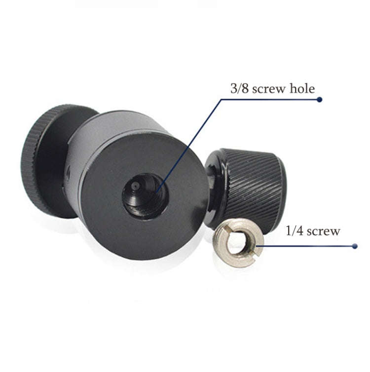 BH-900 Mini Desktop Aluminum Alloy Tripod Mini Ball Head 360 Degree Pan 90 Degree Tilt Tripod