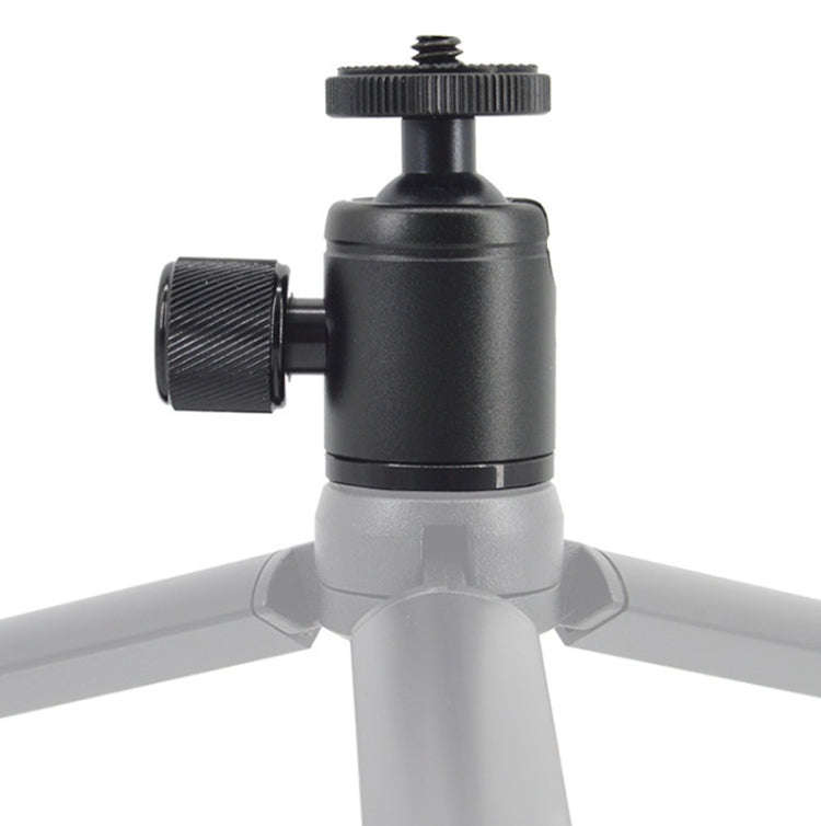 BH-900 Mini Desktop Aluminum Alloy Tripod Mini Ball Head 360 Degree Pan 90 Degree Tilt Tripod