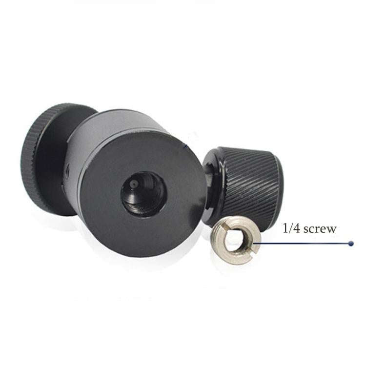BH-907 Mini Desktop Aluminum Alloy Tripod Mini Ball Head 360 Degree Pan 90 Degree Tilt Tripod