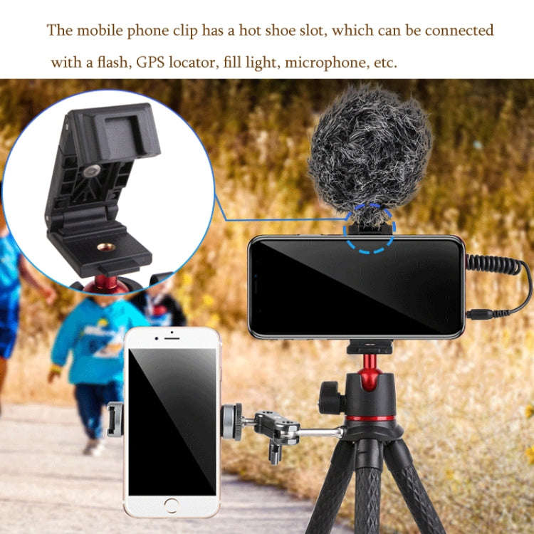 Portable SLR Camera Mobile Phone Live Mini Desktop Tripod Stand  With Head