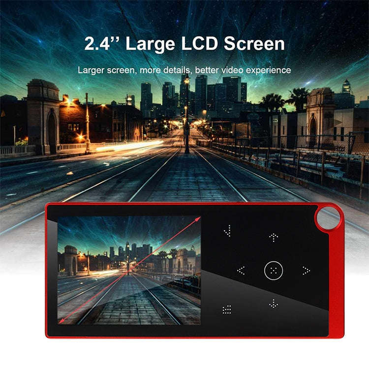 E05 2.4 inch Touch-Button MP4 / MP3 Lossless Music Player, Support E-Book / Alarm Clock / Timer S...