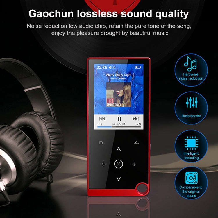 E05 2.4 inch Touch-Button MP4 / MP3 Lossless Music Player, Support E-Book / Alarm Clock / Timer S...