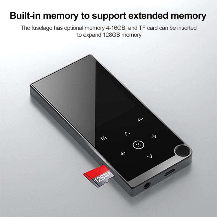 E05 2.4 inch Touch-Button MP4 / MP3 Lossless Music Player, Support E-Book / Alarm Clock / Timer S...