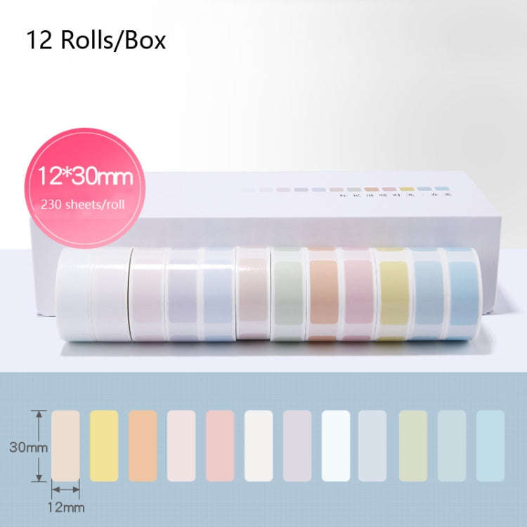 NIIMBOT Hand Account Sticker Fresh Morandi Color Label Paper Gift Box For NIIMBOT D11(Spring)