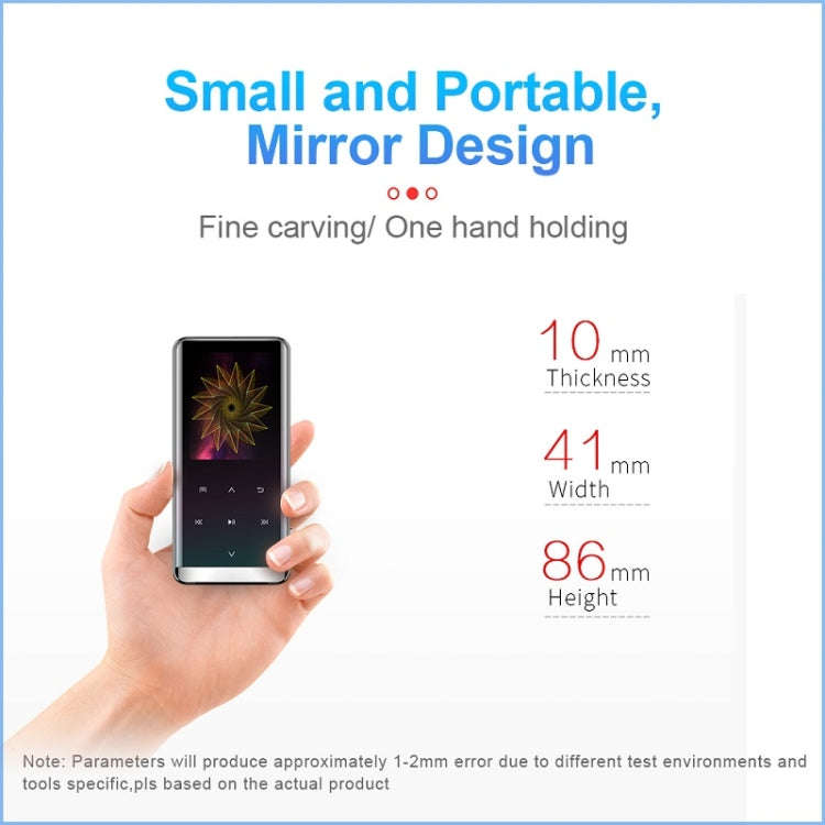 M13 High-Definition Noise Reduction Recorder Music MP4 Player, Support Recording / E-Book / TF Ca...