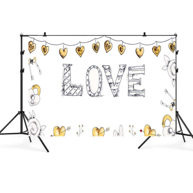 2.1m x 1.5m Valentines Day Photo Party Layout Props Photography Background Cloth(016)