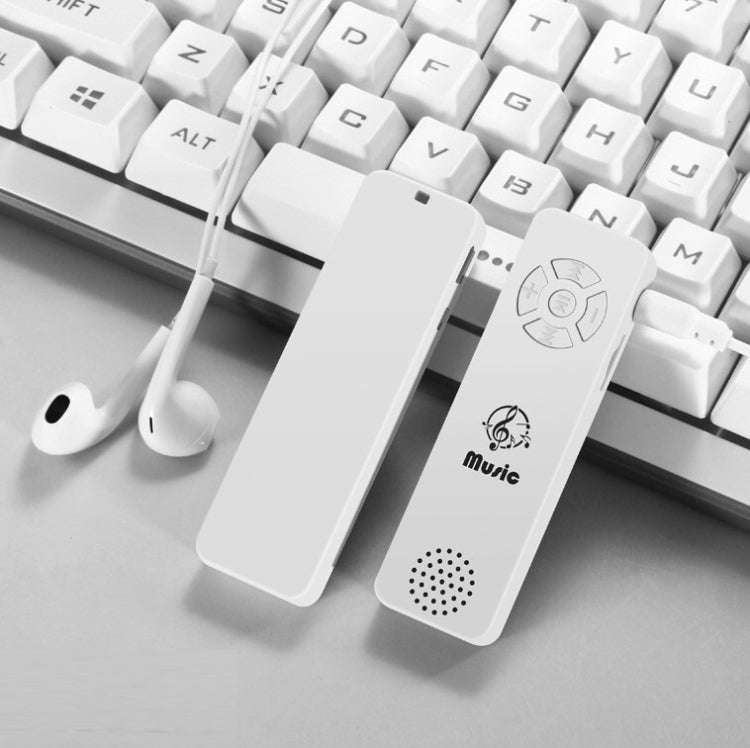 5 PCS ZH-649 Sports Running Music MP3 Player, Support TF Card(White)