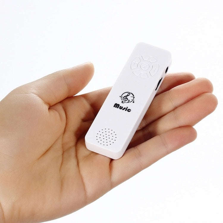 5 PCS ZH-649 Sports Running Music MP3 Player, Support TF Card(White)